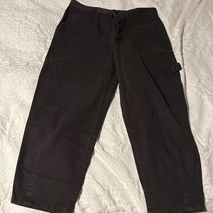 All Saints men’s carpenter trousers dark gray